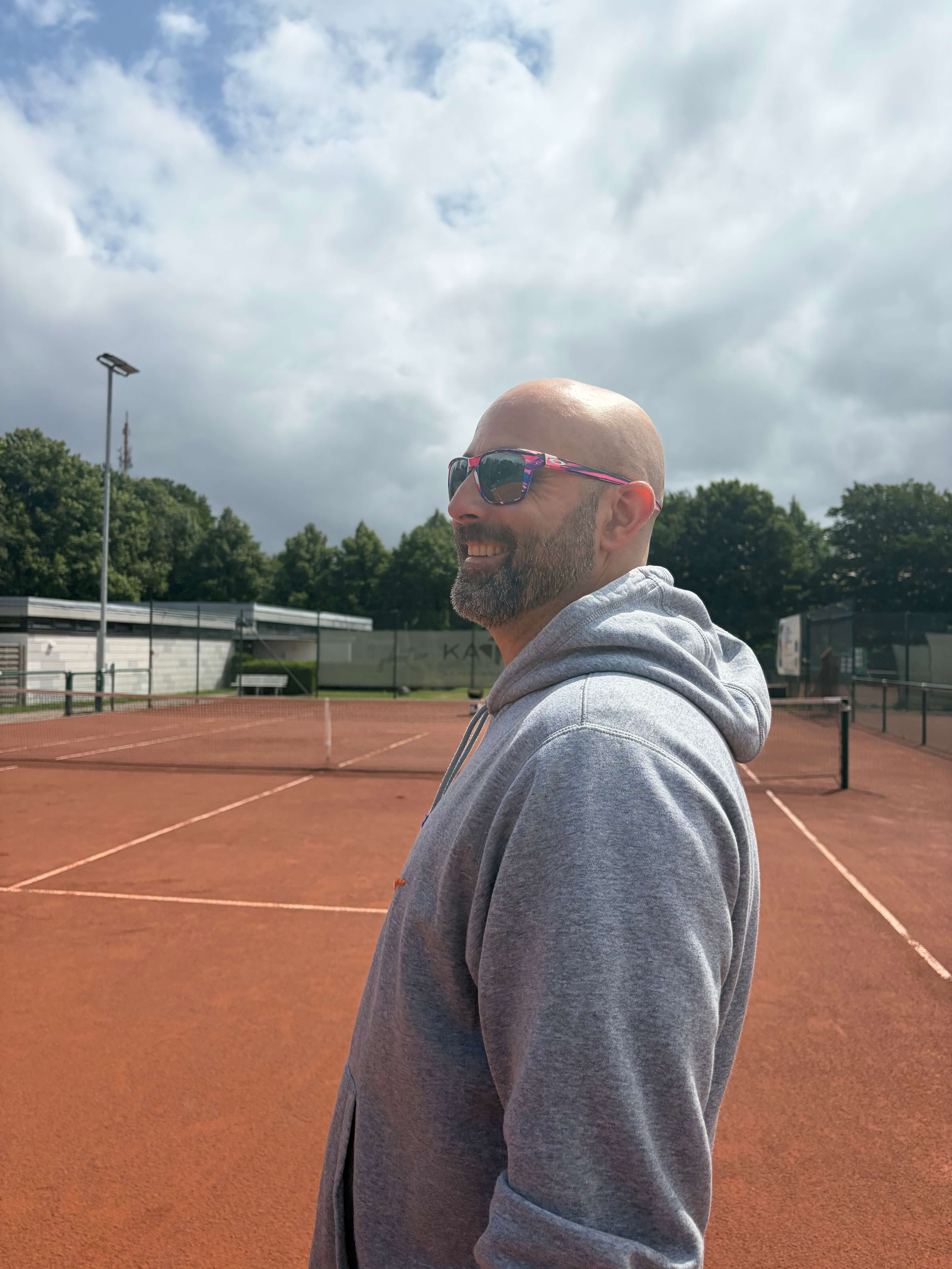 Boris Horn auf dem Tennisplatz